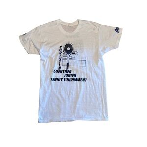 Vintage 80’s White Tennis Tournament Graphic T-Shirt